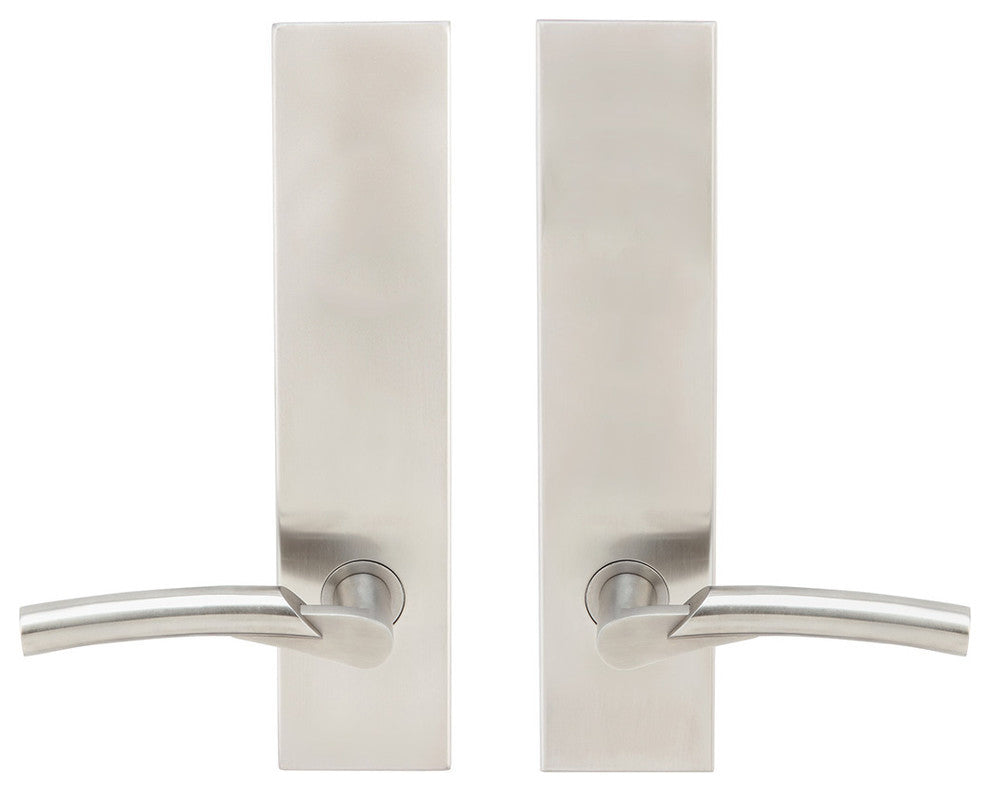 Phoenix Lever, Tubular Passage, Satin Stainless Steel, 2-3/8" Backset