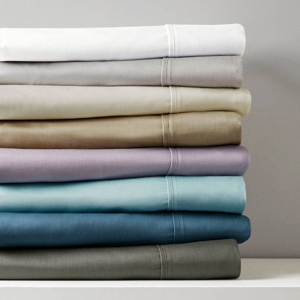 Madison Park 800 Thread Count Cotton-Blend Sateen 6-Piece Sheet Set, Teal