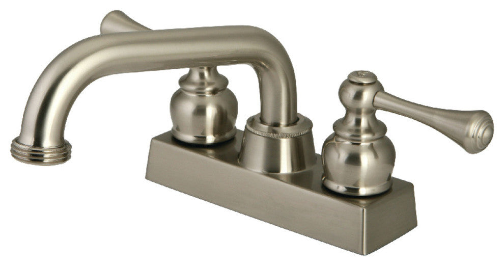 Kingston Brass 2-Handle Laundry Faucet, Brushed Nickel