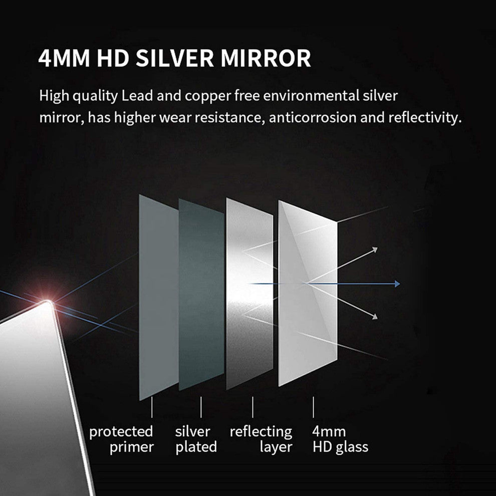30-inX 26-inLED Mirrored Medicine Cabinet