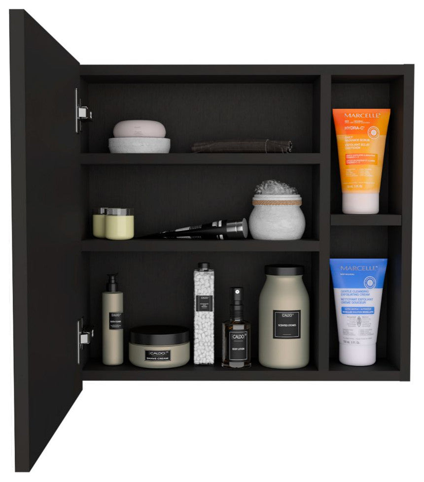 Medicine Cabinet Viking, Bathroom, Black