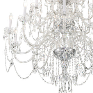 Crystorama Lighting Group 1156-CL-MWP Traditional Crystal 25 - Polished Chrome