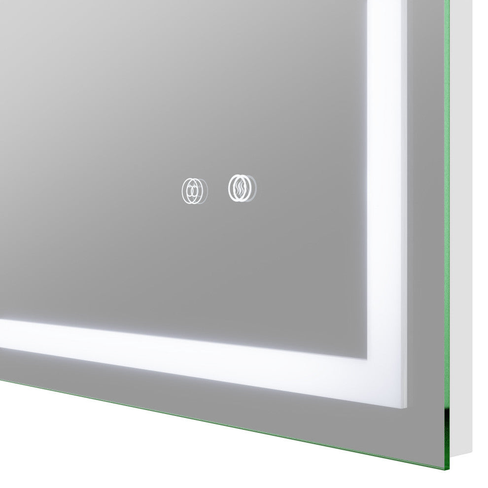 ANZZI 30" x 48" Frameless LED Front/Back Light Bathroom Mirror WithDefogger