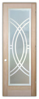 Interior Prehung Door or Interior Slab Door - Demi Circle - Douglas Fir...