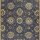 3' X 5' Midnight Floral Vines Wool Area Rug