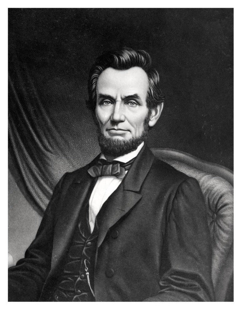 "Abraham Lincoln" Digital Paper Print by Unknown, 25"x32"