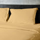 4-Piece, 1,800 Thread Count, Bamboo Feel, Soft Bed Sheets, Gold, Queen