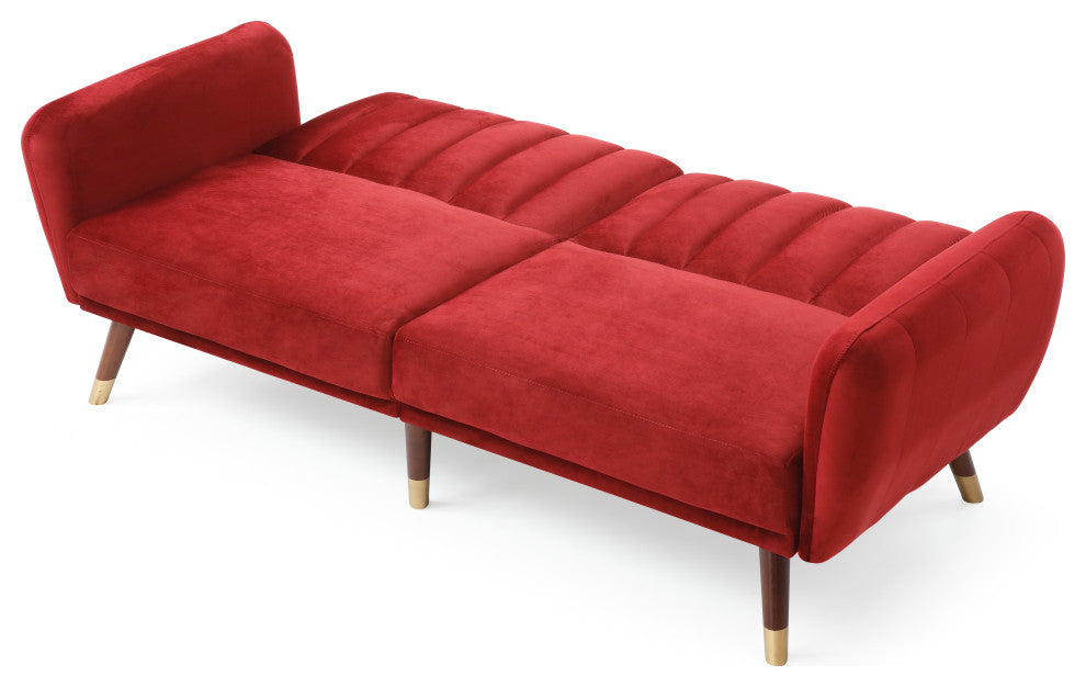 Siena Sofa Bed, Burgundy