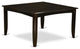 Parf9-Cap-W 9, Piece Kitchen Table Set-Square 54" Gathering Table and 8 Stools