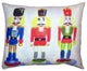 Nut Crackers No Cord Pillow - Set of Two 16x20