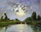 Eugene-Louis Boudin Saint-Valery-sur-Somme the Bridge on the Lock Wall Decal