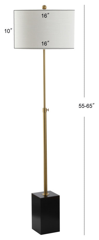 Lucius Adjustable Metal LED Floor Lamp
