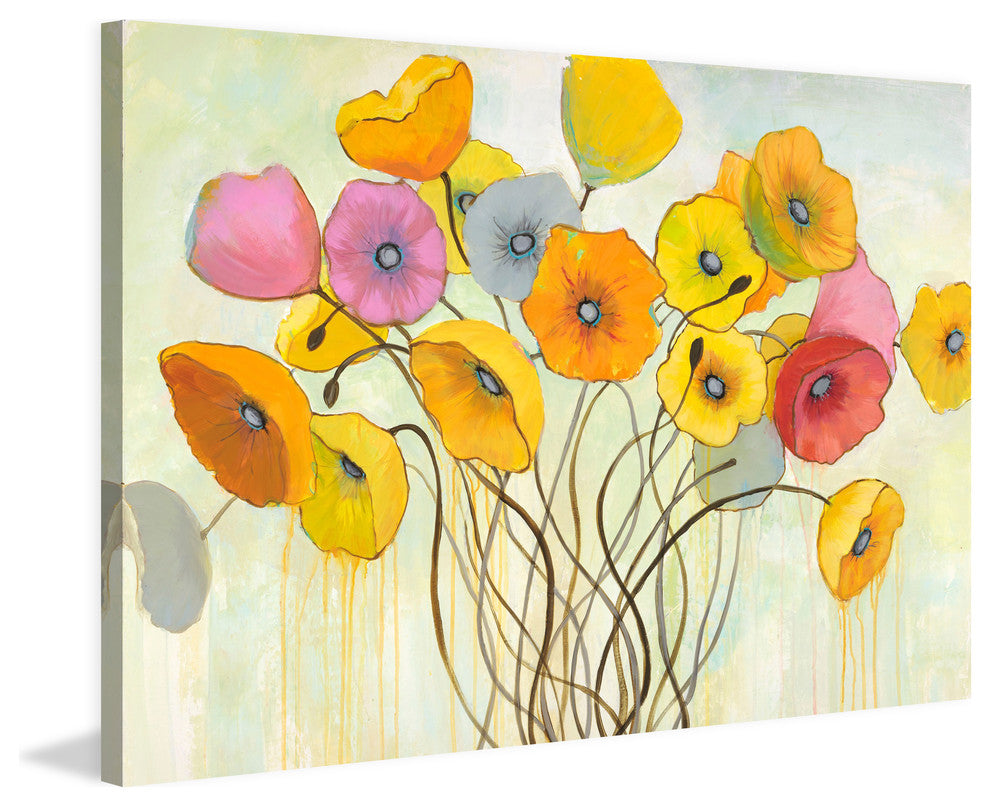 "Spring Harmony" by Julie Joy Painting Print Wrapped Canvas, 24x16