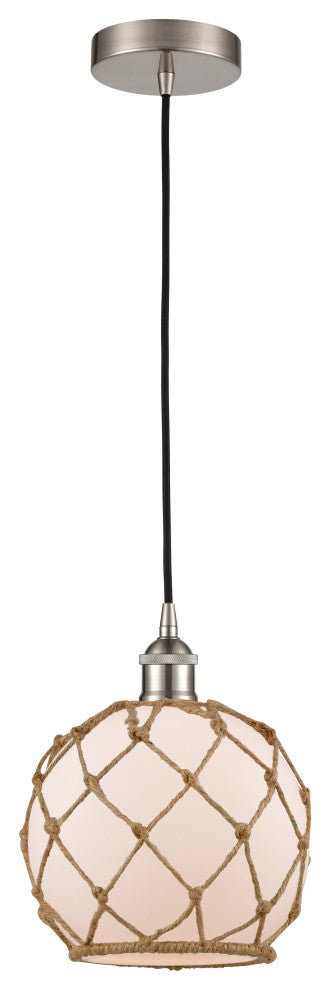 Innovations 616-1P-SN-G121-8RB-LED 1-Light Mini Pendant, Brushed Satin Nickel