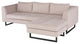 Matthew Mauve Fabric Sectional Sofa, HGSC623