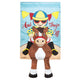 Crazy Leg Horse and Jockey Double Applique
