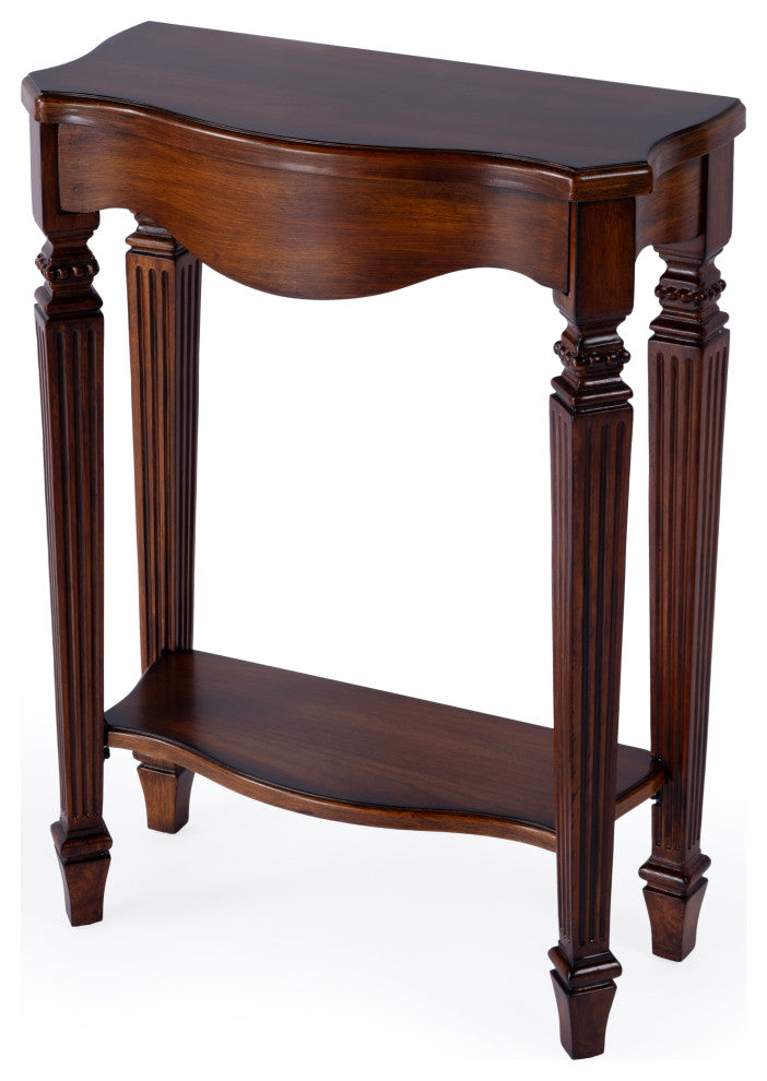 Cheshire Console Table, Gilded Cream, Antique Cherry