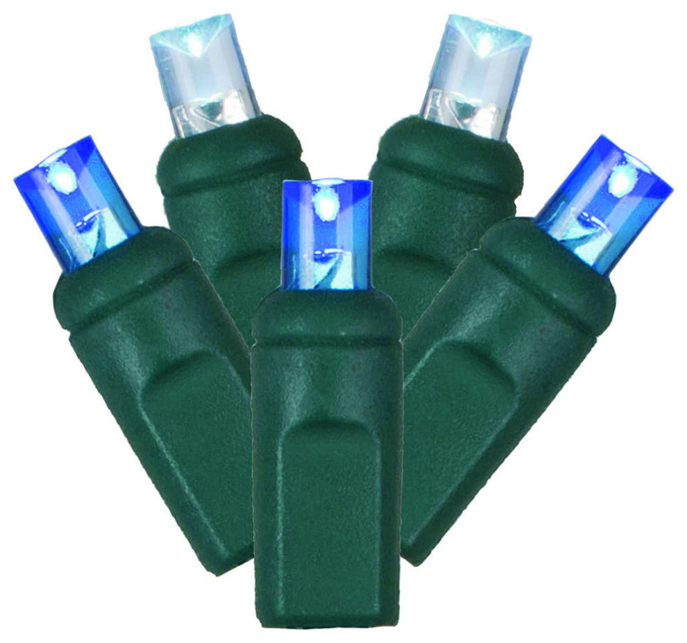 Vickerman X6G6522 50 Blue-White Wide Angle Led, 25' Christmas Light Strand