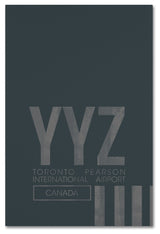 08 Left 'YYZ Airport Layout' Canvas Art, 47 x 30