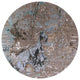 Ahgly Company Indoor Round Mid-Century Modern Area Rugs, 5' Round