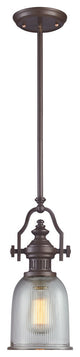 Chadwick 1-Light Pendant, Oiled Bronze