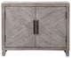 Uttermost Adalind White Washed Accent Cabinet