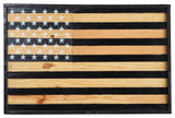 36 in. American Wood Flag Wall Decor