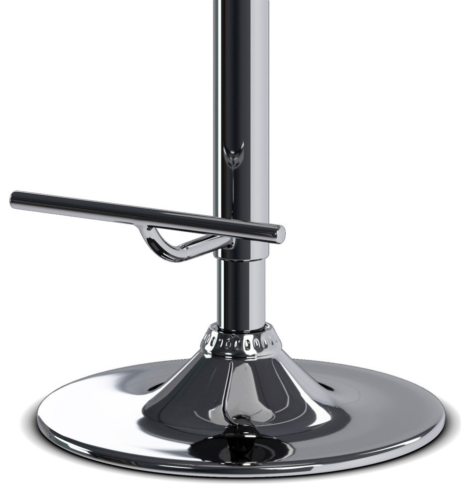 Marana Bentwood Adjustable Swivel Bar Stool, Acid Green