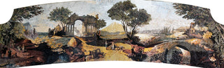 Village Natural Scene Marble Mosaic, 71"x276"