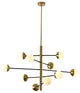 Gold Orb Chandelier