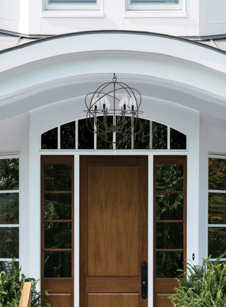 Crystorama Lighting Group SOL-9328 Solaris 6 Light 29"W Outdoor - English