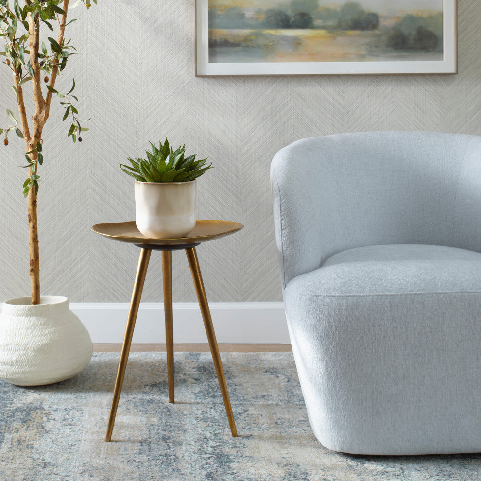 Uttermost - 24938 - Accent Table - Lily Pad - Antique Brass