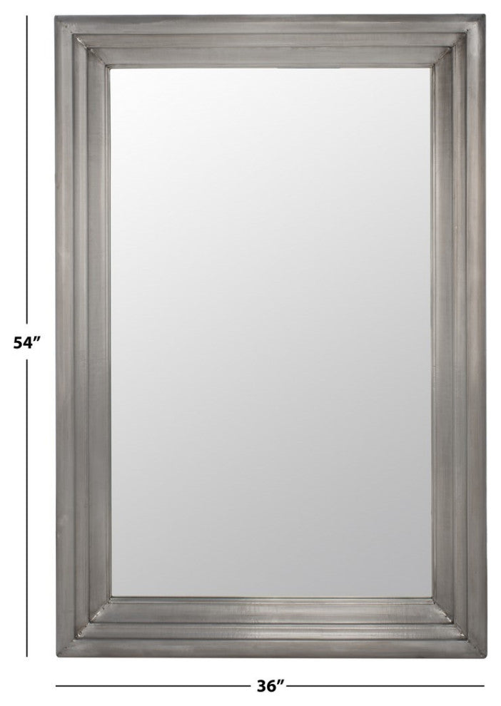 Safavieh Francesca Medium Rectangle Mirror Silver