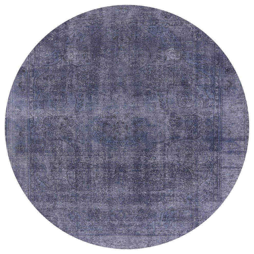 Ahgly Company Indoor Round Mid-Century Modern Area Rugs, 4' Round