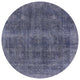 Ahgly Company Indoor Round Mid-Century Modern Area Rugs, 4' Round