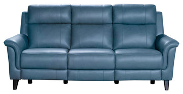 Kester Power Reclining Sofa w/Power Head Rests, Masen Bluegray