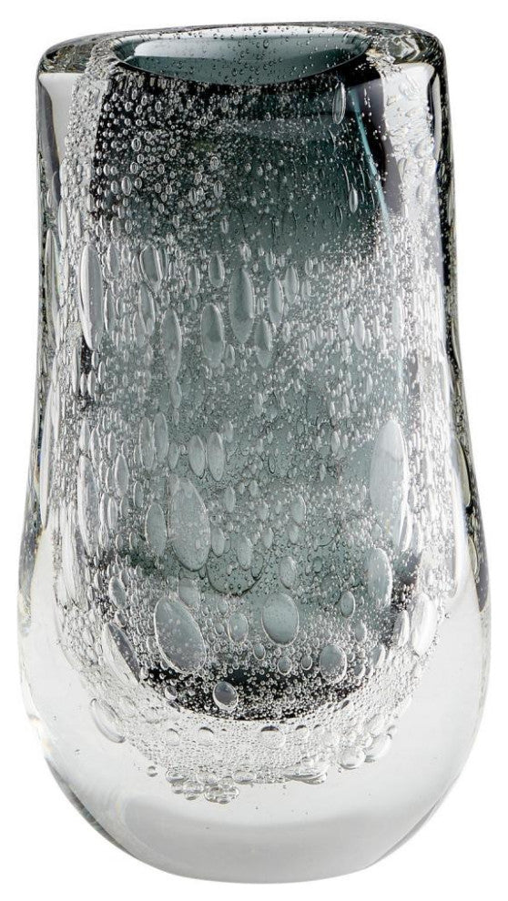 Viceroy Vase, Gray, Glass, 8.25"W (10898 MGP6J)