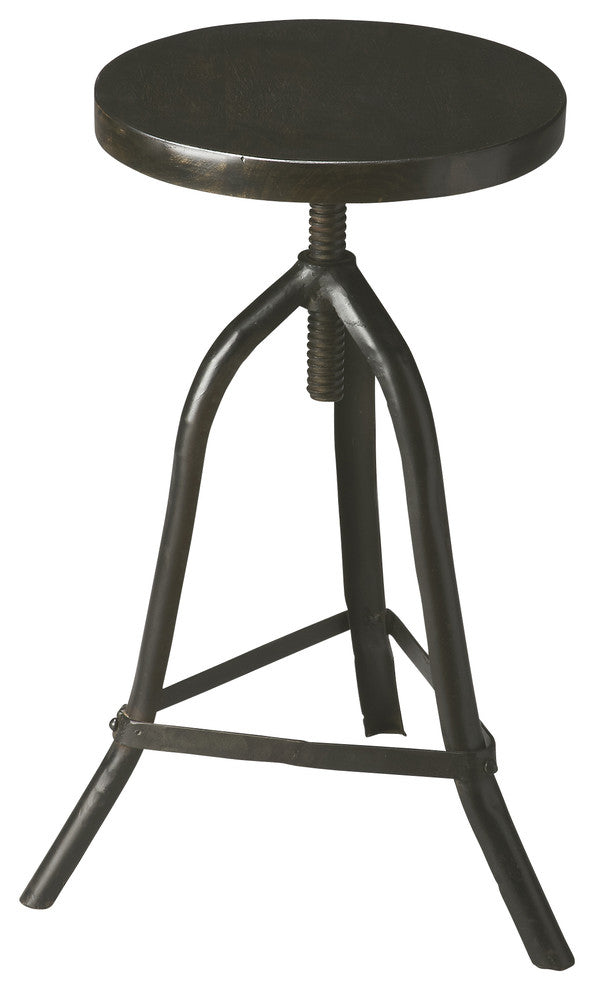 Butler Revolving Stool, Metalworks