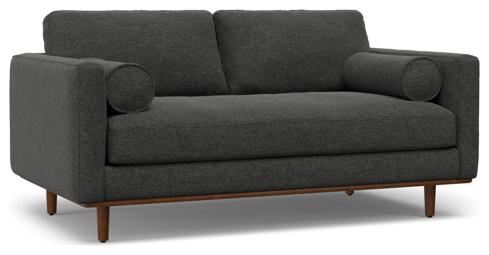 Morrison 72-inch Sofa, Charcoal Gray