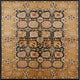 Ahgly Company Indoor Square Mid-Century Modern Area Rugs, 3' Square