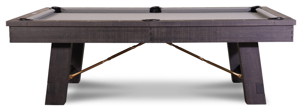 Isaac Pool Table Distressed Black, 8