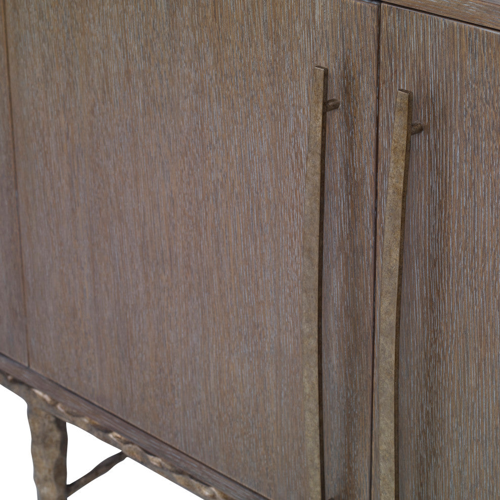 Ambella Home Collection Chiseled Buffet, Driftwood