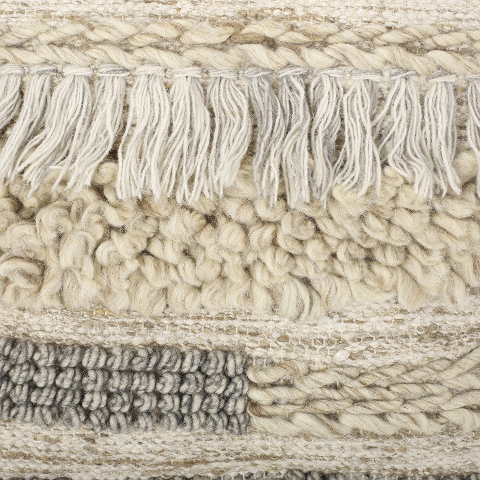 Arunah Hand-Loomed Boho Pillow Cover, Single