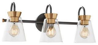 Vintage Over Mirror Bathroom Vanity Light With Dome Glass Shade