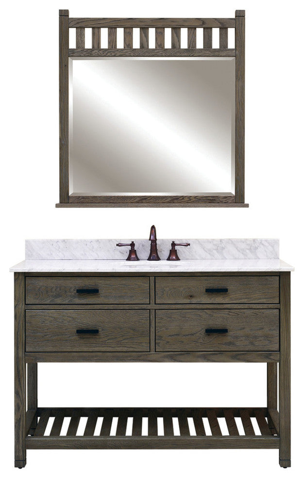 Blake Vanity With Open Shelf, 48"