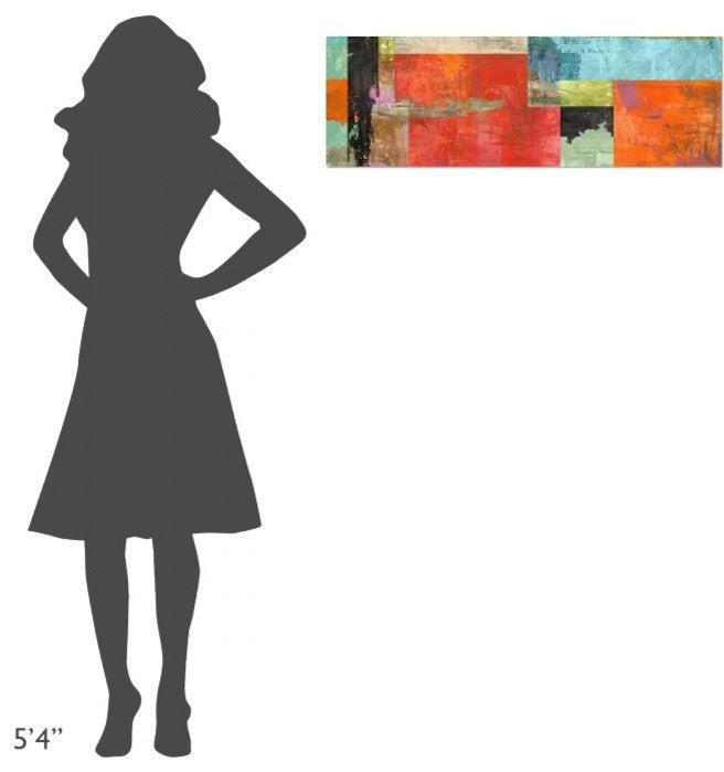 "Midnight Moves" Stretched Canvas Giclee by Alphonse Baron, 36x12"