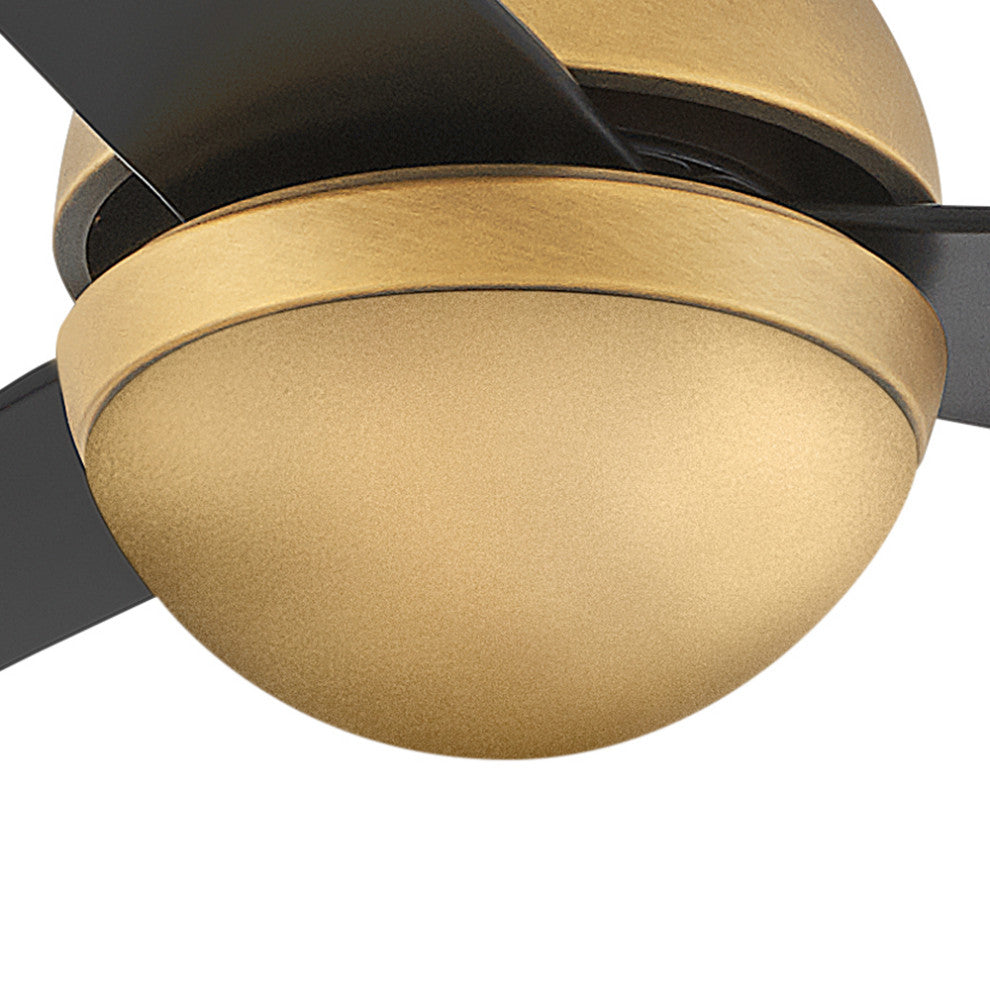Hinkley Una Light Kit Cover for 44", 56" fan, Heritage Brass