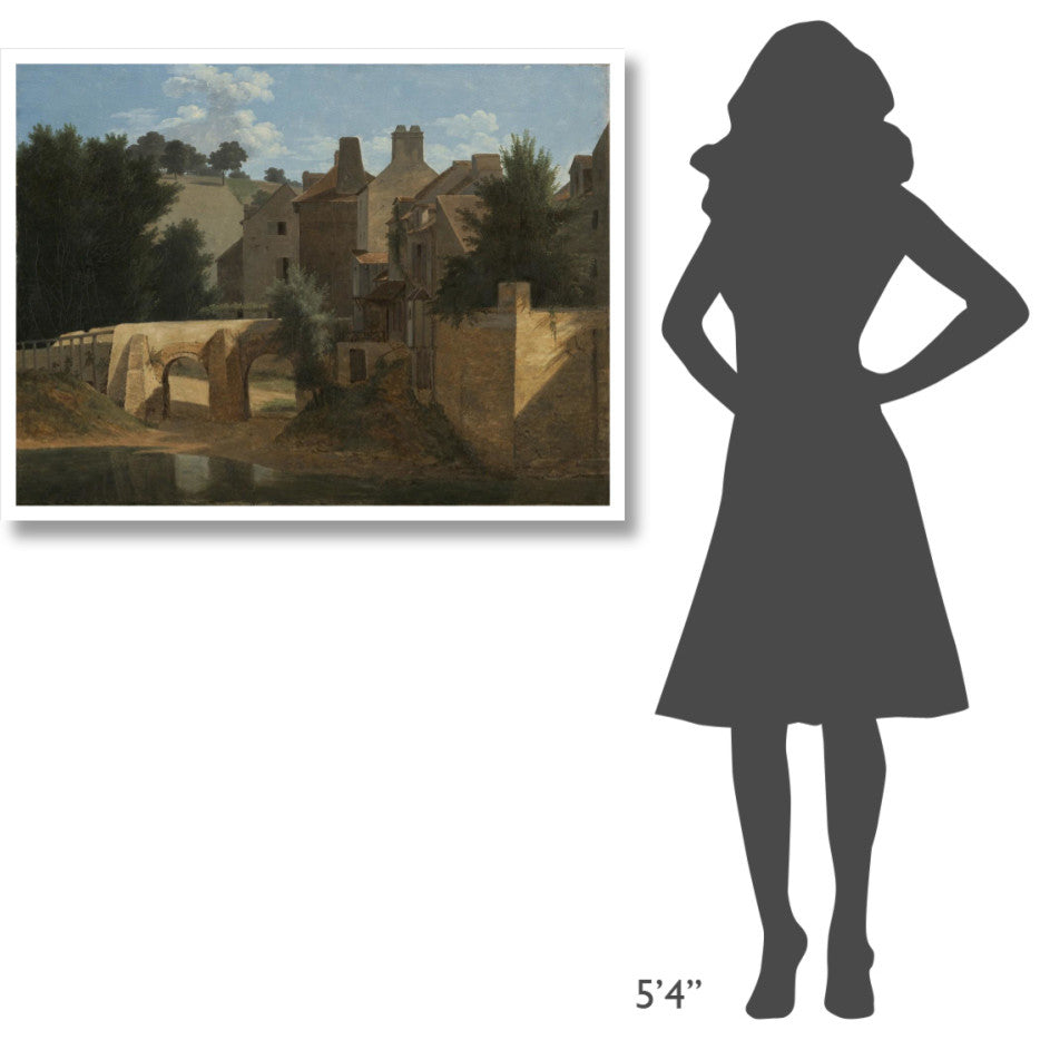 "View in the Ile-de-France" Digital Paper Print by Jean-Victor Bertin, 42"x32"
