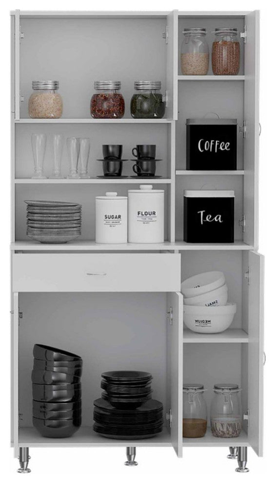 Kitchen Pantry Piacenza, Kitchen, White