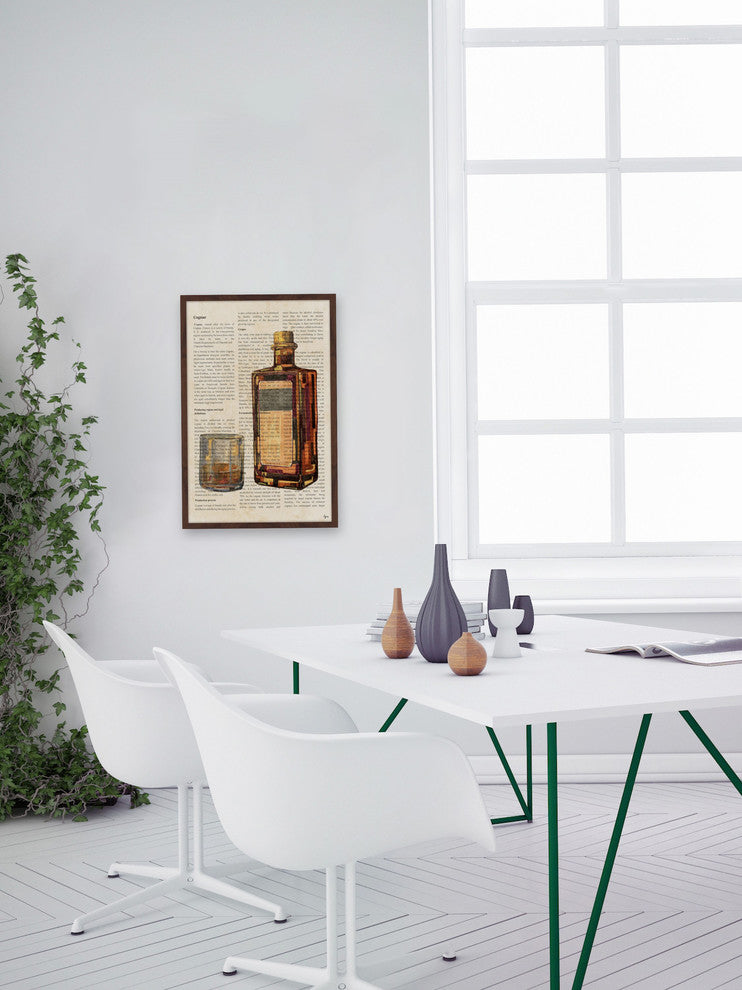 "Cognac History" Framed Painting Print, 16"x24"